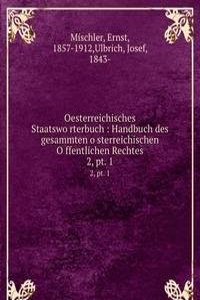 Oesterreichisches Staatsworterbuch