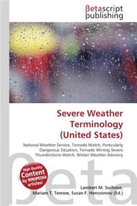Severe Weather Terminology (United States)