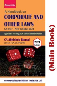 A Handbook on Corporate and Other Laws (Main Book) CA Inter New Syllabus 2023