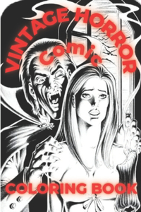 Vintage Horror Comic Coloring Book