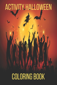 Activity halloween Coloring Book