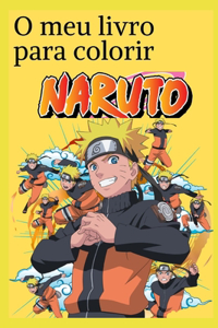 O meu livro para colorir Naruto