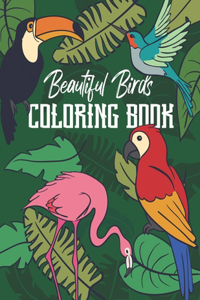 Beautiful Birds Coloring Book