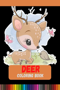 Deer Coloring Book