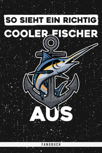 So sieht ein richtig cooler Fischer aus. Fangbuch