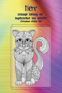 Zentangle Färbung für Kugelschreiber und Bleistifte - Stressabbau Designs Tiere - Tiere