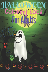 Halloween Coloring Book For Adults