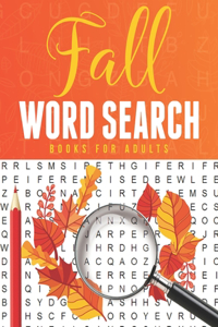 Fall Word Search Books For Adults