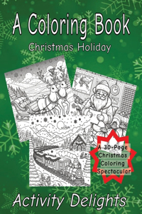 Coloring Book Christmas Holiday