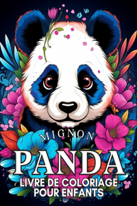 Livre de Coloriage Panda Mignon pour Enfants