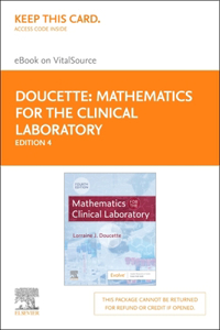 Mathematics for the Clinical Laboratory Elsevier eBook on Vitalsource (Retail Access Card)