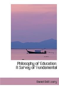 Philosophy of Education