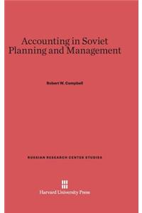 Accounting in Soviet Planning and Management