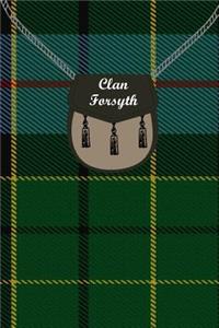 Clan Forsyth Tartan Journal/Notebook