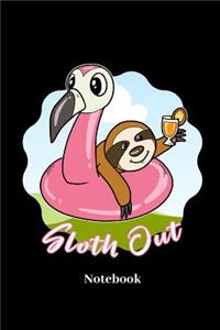 Sloth Out Notebook