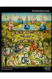 Notebook/Journal - The Garden of Earthly Delights (Center Panel) - Hieronymus Bosch