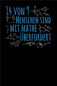14 von 9 Menschen sind mit Mathe überfordert