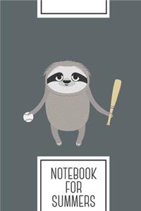 Notebook for Summers