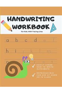 Handwriting Workbook For Kids