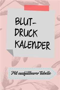 Blutdruck Kalender