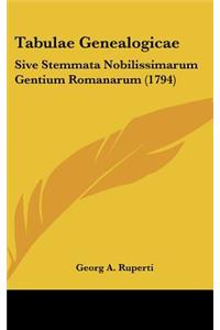 Tabulae Genealogicae: Sive Stemmata Nobilissimarum Gentium Romanarum (1794)