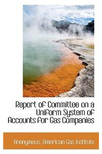 Report of Committee on a Uniform System of Accounts for Gas Companies