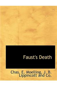 Faust's Death