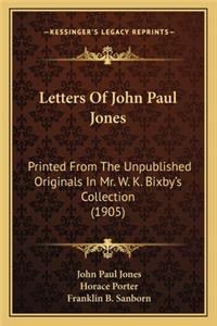 Letters of John Paul Jones