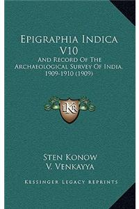 Epigraphia Indica V10