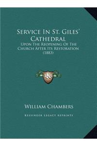 Service In St. Giles' Cathedral