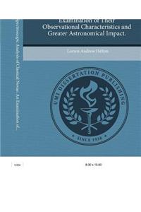 Photometric and Spectroscopic Analysis of Classical Novae