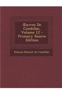 Uvres de Condillac, Volume 12