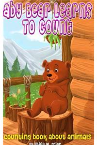 Baby bear learns to count