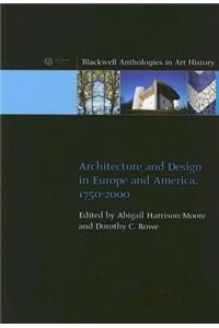 Architecture and Design in Europe and America