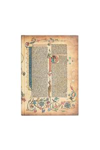 Paperblanks Parabole Gutenberg Bible Hardcover Grande Unlined Elastic Band Closure 128 Pg 120 GSM