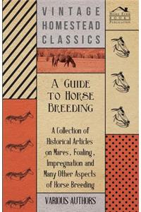 A Guide to Horse Breeding - A Collection of Historical Articles on Mares, Foaling, Impregnation and Many Other Aspects of Horse Breeding