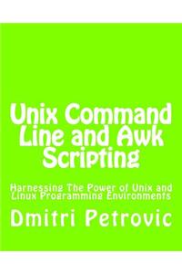 Unix Command Line and Awk Scripting