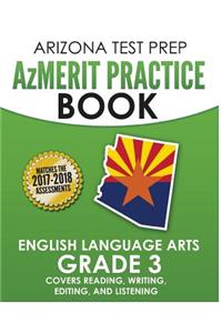 Arizona Test Prep Azmerit Practice Book English Language Arts Grade 3