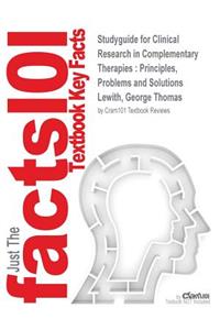 Studyguide for Clinical Research in Complementary Therapies