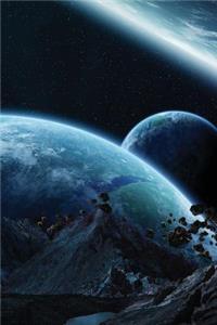 Blue Worlds Grid Notebook