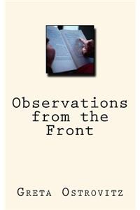 Observations from the Front