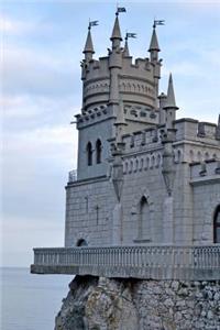 A View of Swallow's Nest Decorative Castle Crimea Journal: 150 Page Lined Notebook/Diary