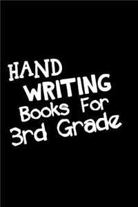 Hand Writing Books For 3rd Grade