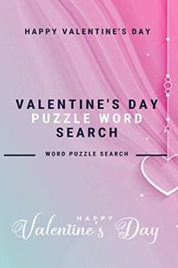 Happy Valentine's Day Valentine's Day puzzle Word Search Word puzzle Search