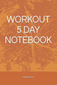 Workout 5 Day Notebook