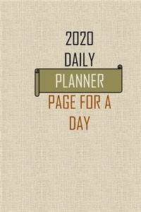 daily calendar 2020 page a day