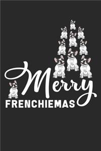 Merry Frenchiemas: Merry Frenchiemas Notebook / Journal / Diary Great Gift for Christmas or any other occasion. 110 Pages 6" by 9"