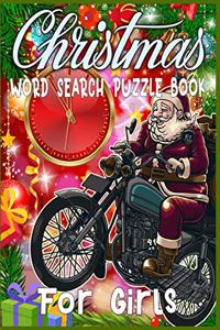 Christmas word search puzzle book for Girls