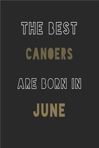 The Best canoers are Born in June journal