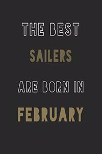 The Best Sailers are Born in February journal
